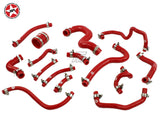 Breather / Vacuum Hose Silicone Kit - Stoney Racing - Celica GT4 ST205 - Red
