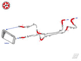 Radiator Main Coolant Silicone Hose Kit - Stoney Racing - MR2 MK2 Rev 1, 2, 3 & Turbo - Diagram