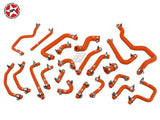 Ancillary Coolant & Breather Hose Kit - Stoney Racing - MR2 Rev 1 & 2 Turbo - Orange
