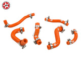 Front Trunk Heater & Brake Booster Silicone Hose Kit - Stoney Racing - MR2 MK2 Rev 1, 2 & 3 Turbo - Orange
