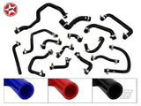 Ancillary Coolant & Breather  Silicone Hose Kit -Stoney Racing - MR2 MK2 Rev 1 & 2 NA - Various colours